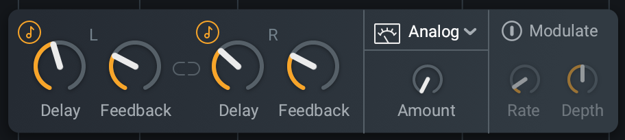 Delay Controls Panel