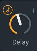 Delay: Left Delay Control