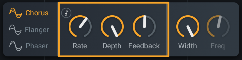 Dimension Modulation Controls Group