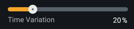 Time Variation Slider