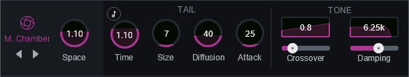 Reverb 2 Controls