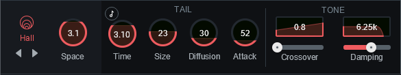 Reverb 3 Controls