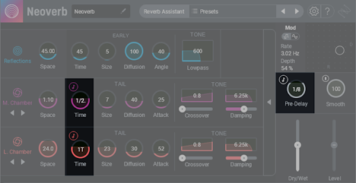 These parameters can by synced to host tempo