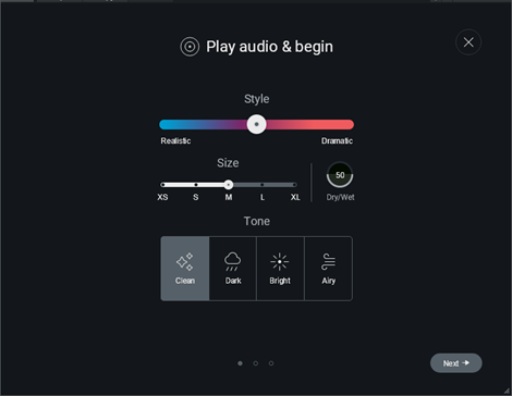 Reverb Assistant Interface