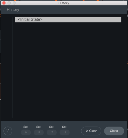 Undo History Controls