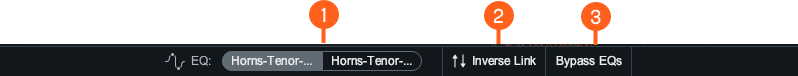 EQ Masking Meter Controls