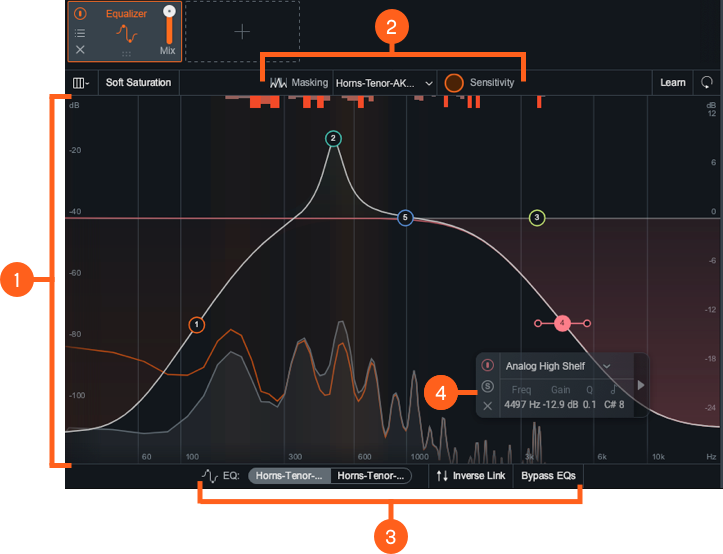 Masking Meter Interface