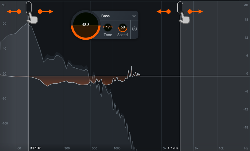 Moving Range Selectors