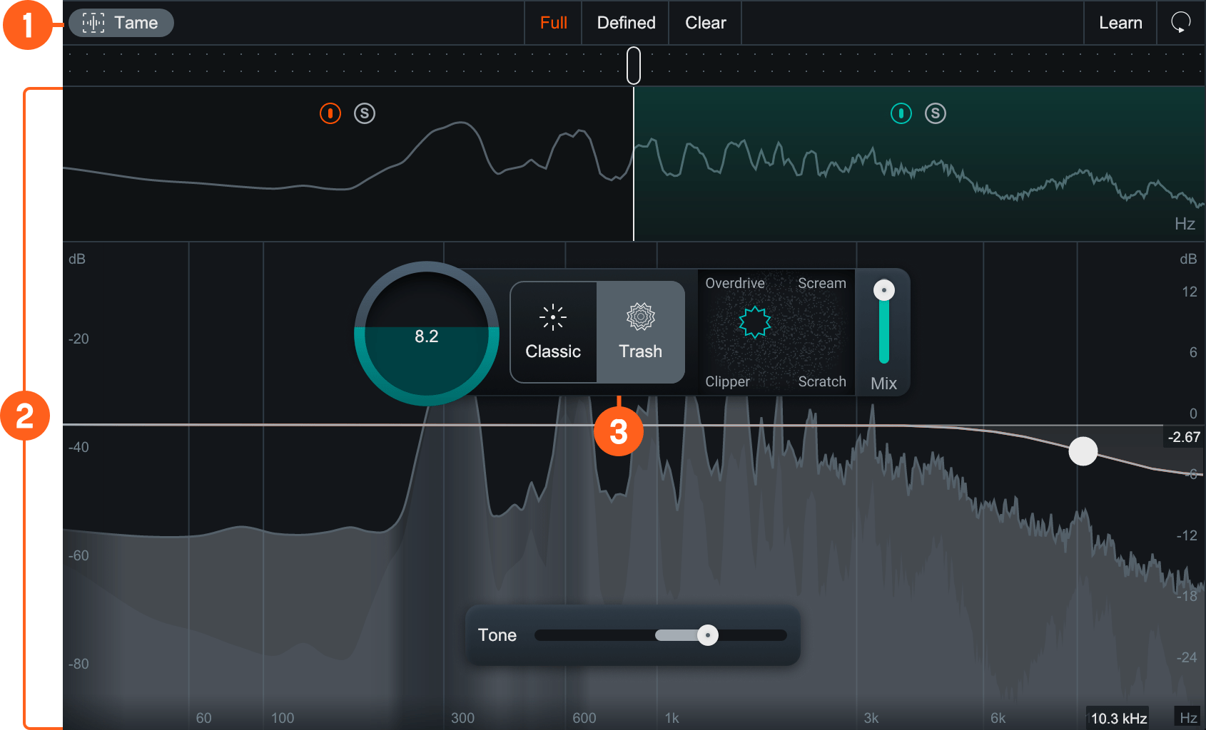 Exciter interface