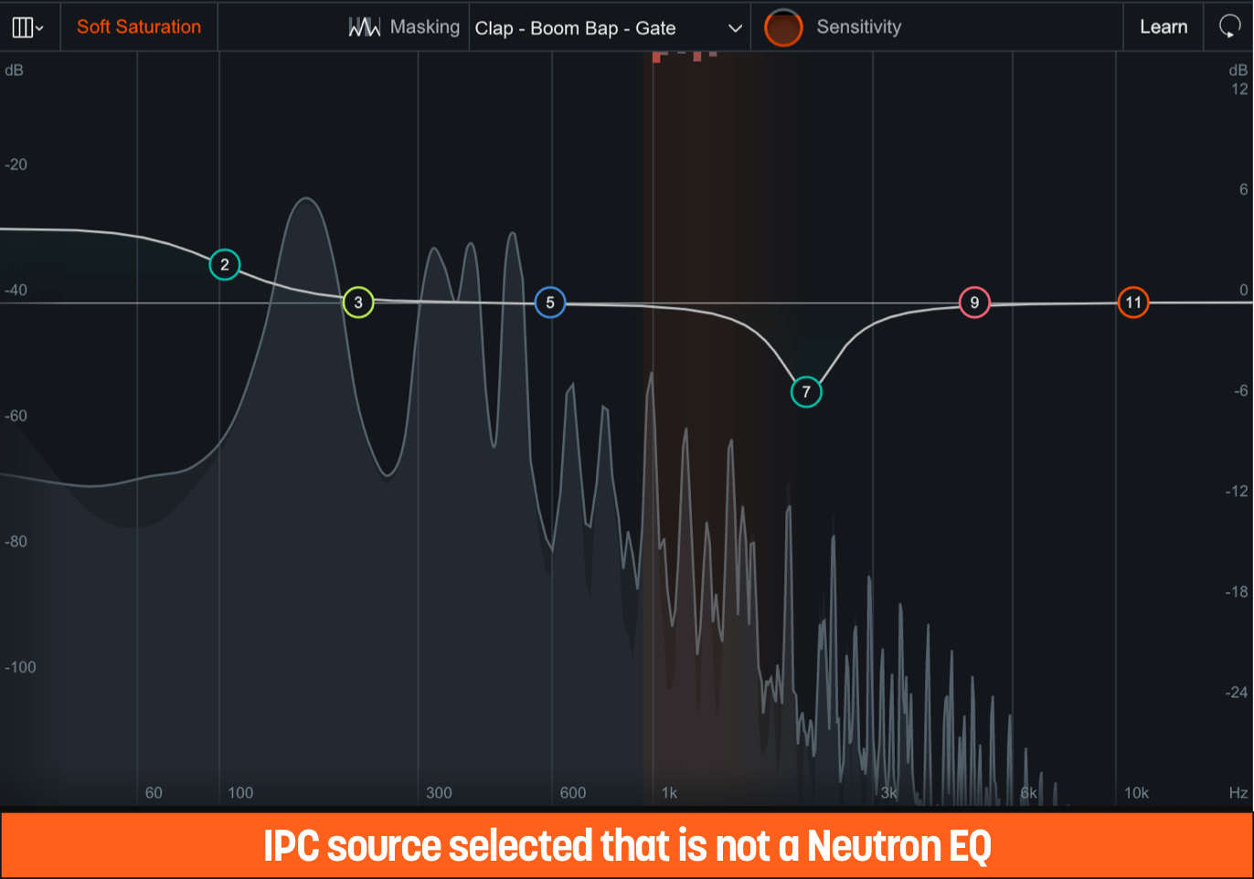 Non EQ Masking source