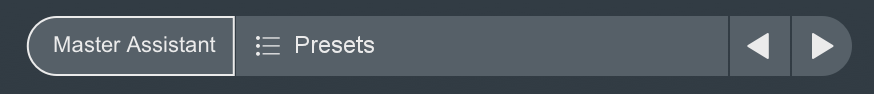 Master Assistant button