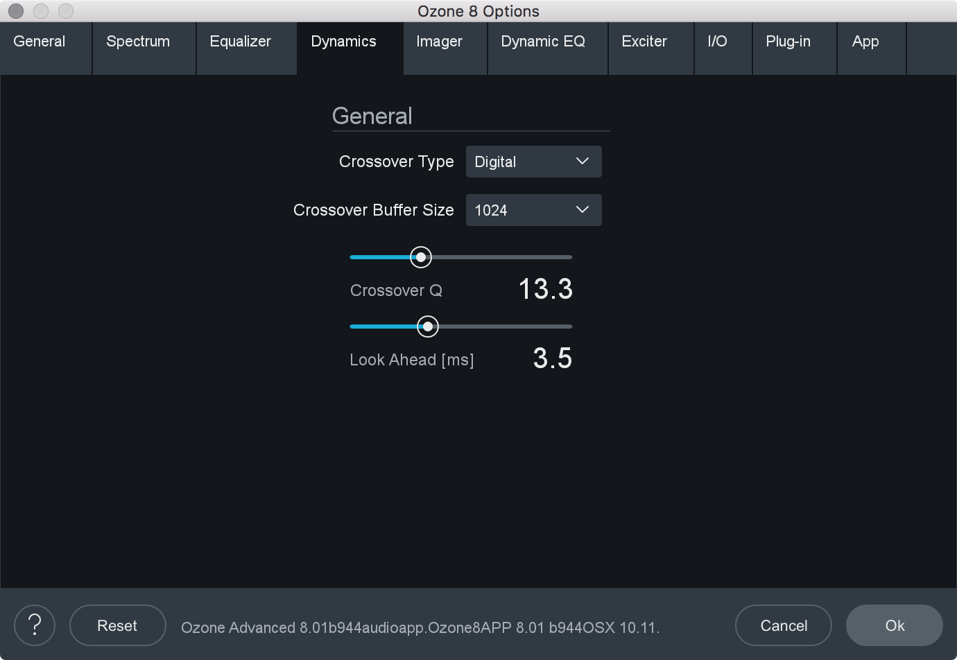 dyn options tab