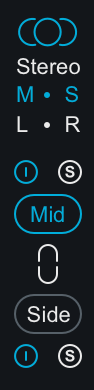 Processing modes MS selected