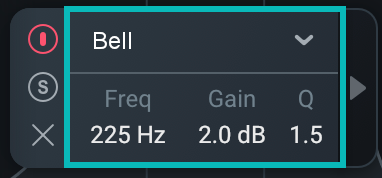 HUD filter controls
