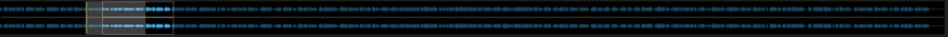 Audio Waveform Above Main Display