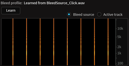 Bleed Source display