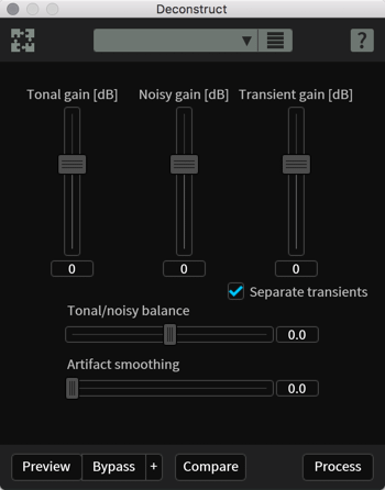 Deconstruct module interface