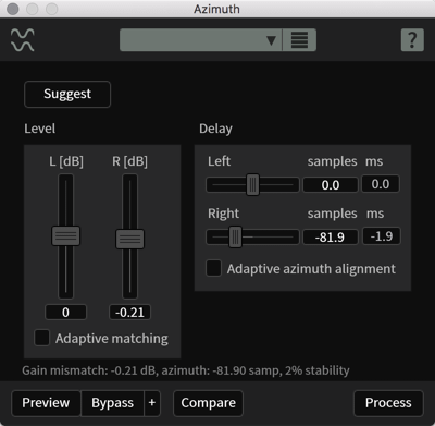 Azimuth module interface