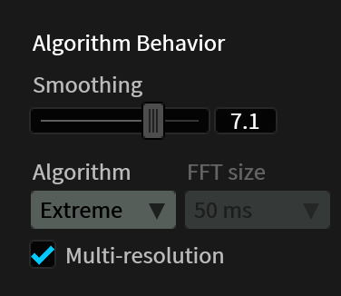 algorithm behavior