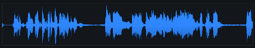 Dialogue Contour waveform display