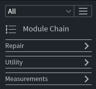 Module List Collapsed View