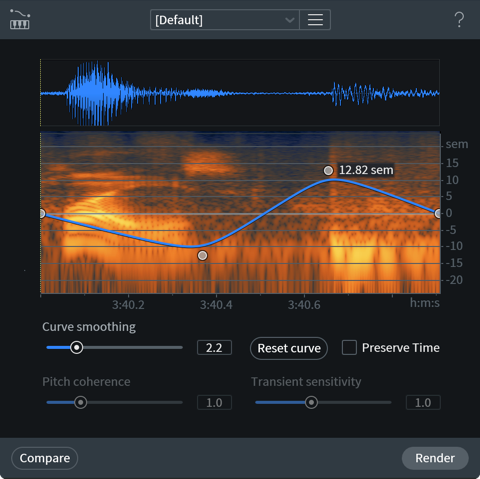 Variable Pitch module window