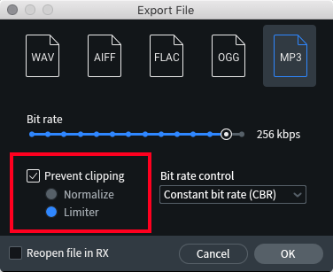 Prevent Clipping Option