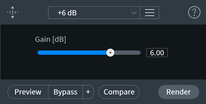 Gain module interface