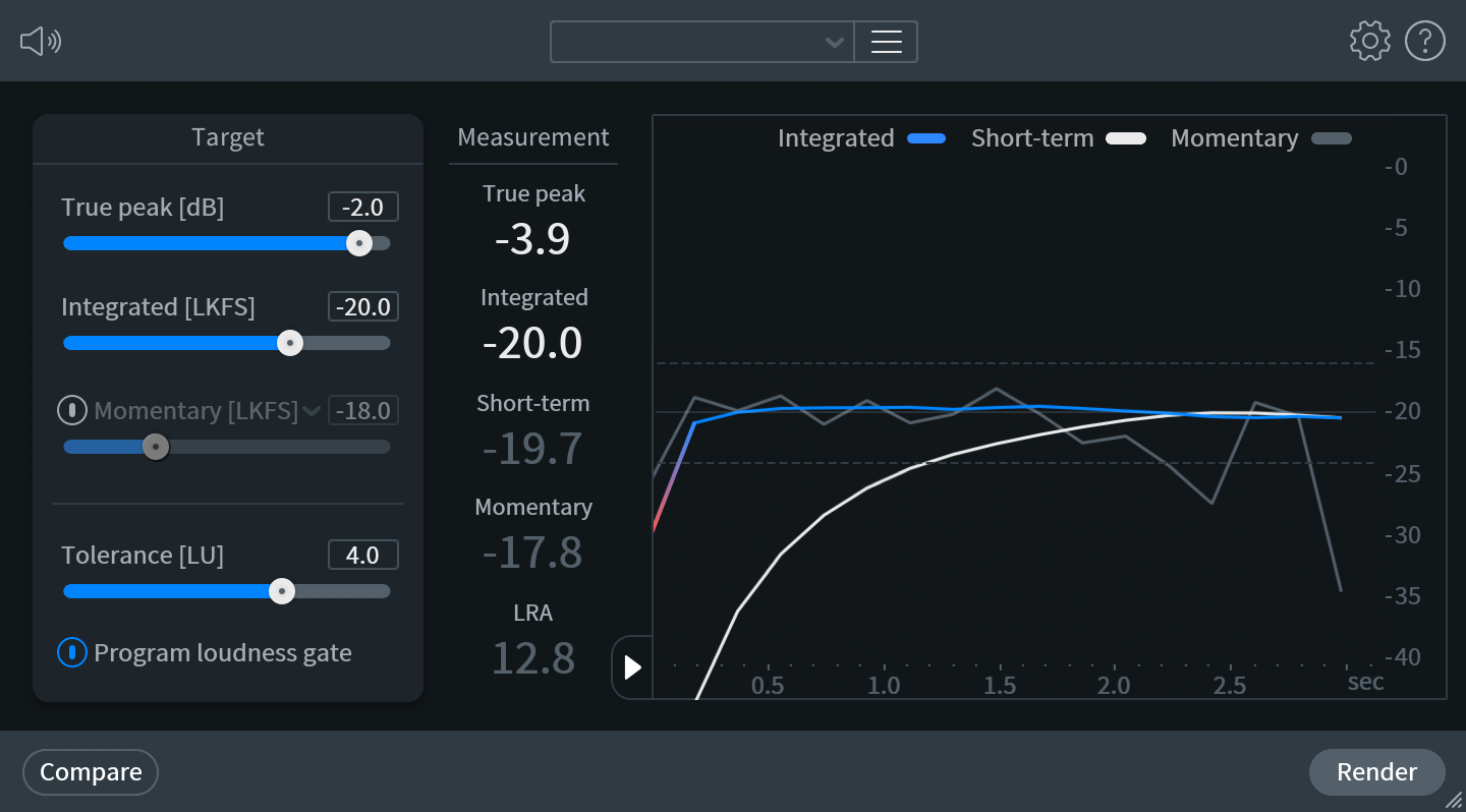 Loudness Control module interface