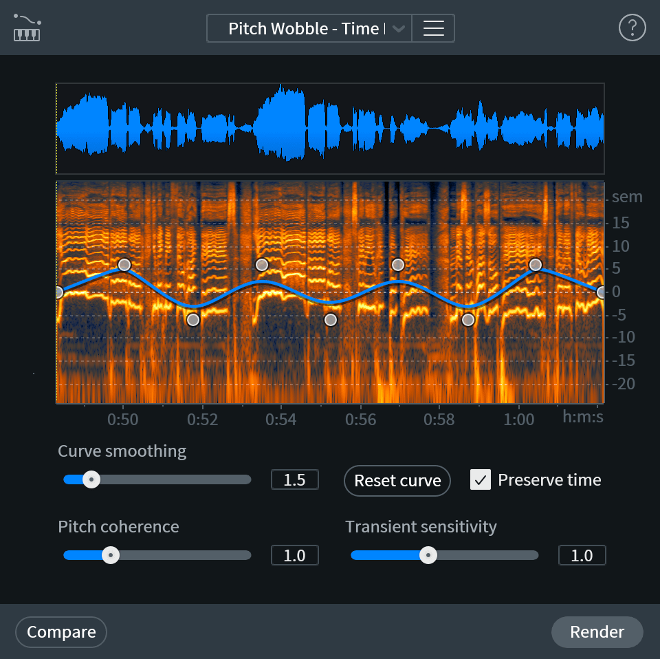 Variable Pitch module window