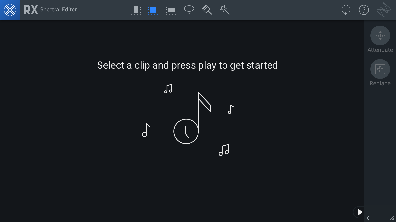 Getting Started Screen