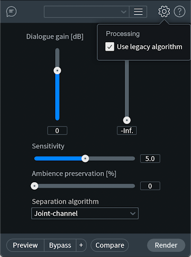 Use Legacy Algorithm