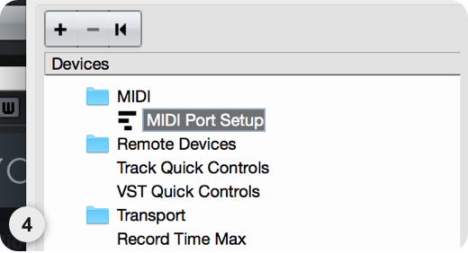 Cubase Midi Setup Step 4