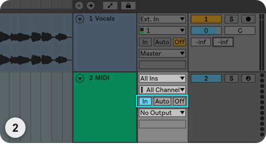Ableton Live MIDI setup Step 2