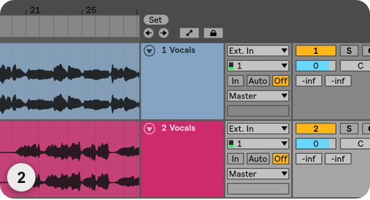 Ableton Live Sidechain setup Step 2