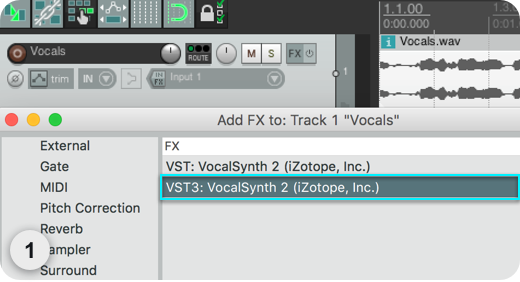 REAPER Sidechain Setup Step 1