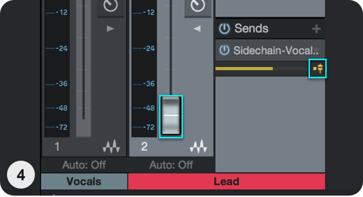 Studio One Sidechain Setup Step 4