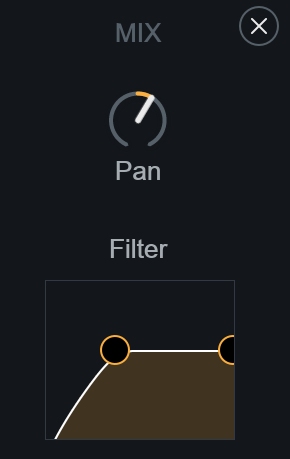 Advanced View Mix section