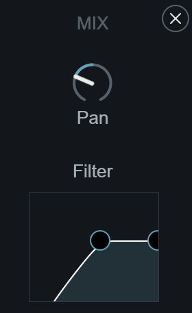 Advanced View Mix section