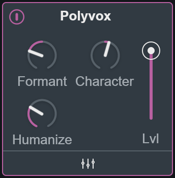 Polyvox main panel