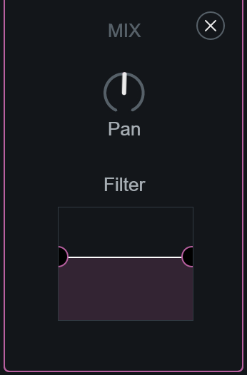 Advanced View Mix section