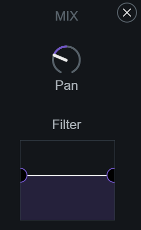 Advanced View Mix section