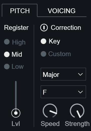 Pitch controls