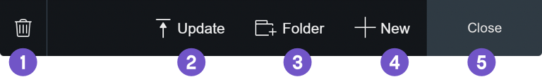 Presets window footer labeled