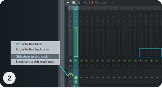 FL Studio Sidechain Setup Step 2