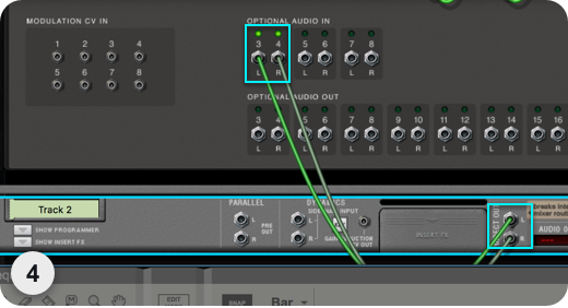 Reason Sidechain Setup Step 4