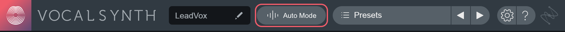 Global Mode button selected