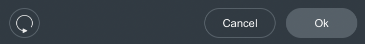 Options dialog footer