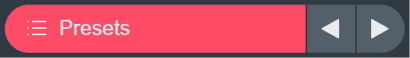 Presets button highlighted
