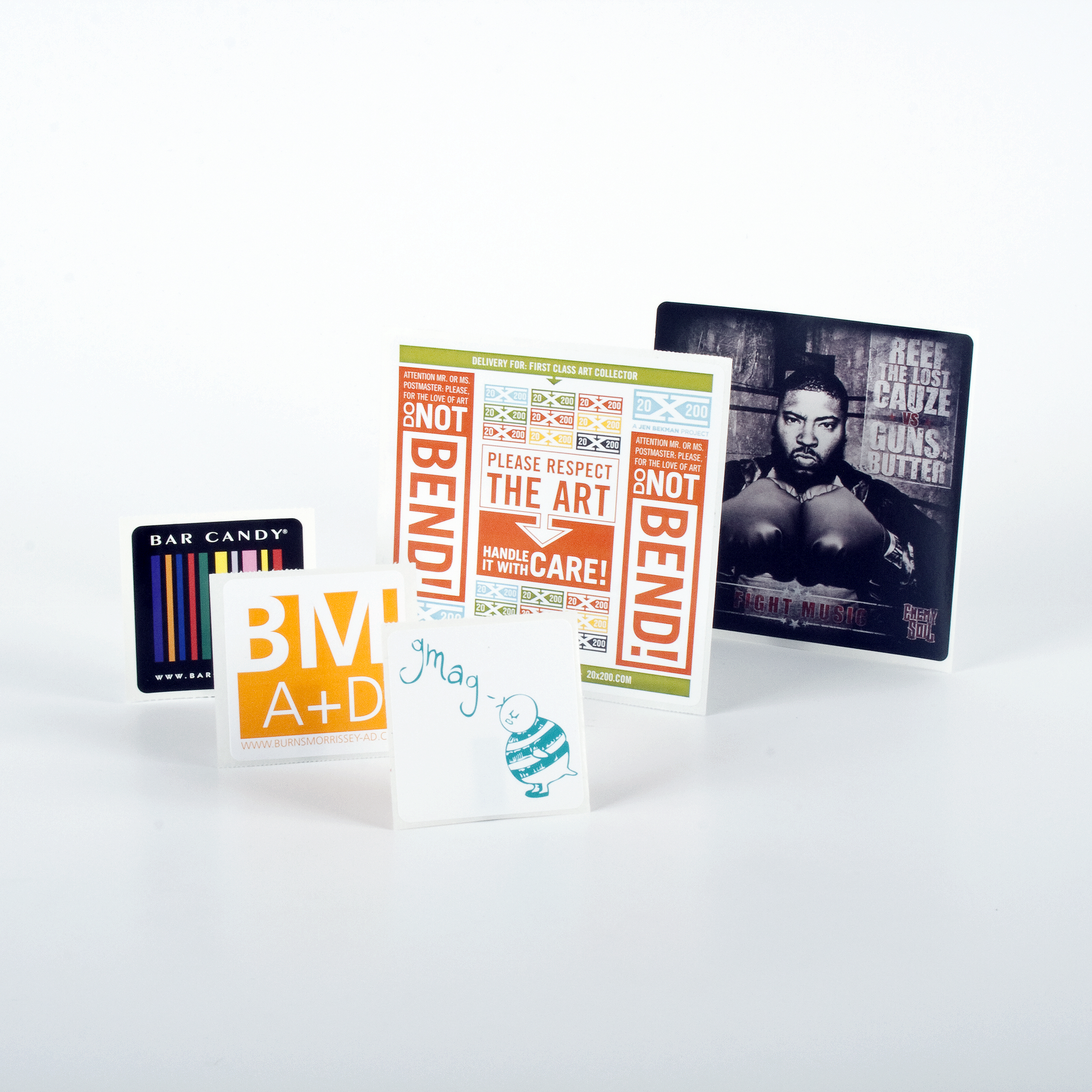 Square Paper Stickers - Roll Labels